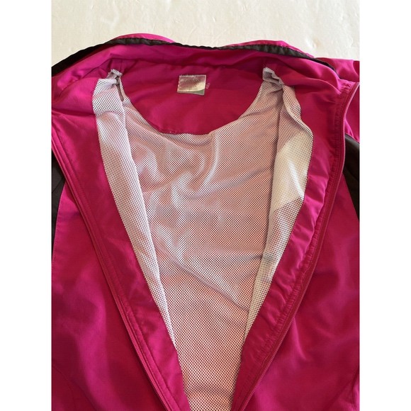 Danskin Now Womens Pink and Black jacket XL 16-18 windbreaker zip up. - Picture 6 of 7